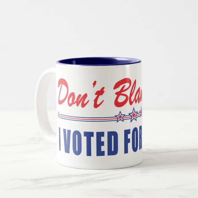 don't blame me mug 1 (Front Left)