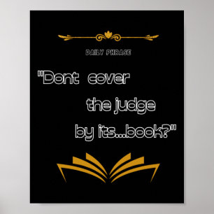 Dont Book Sticker Poster