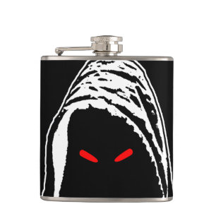 Dont bother me concept illustration hip flask