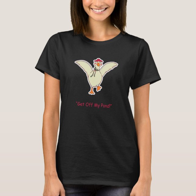 Don't Bother Senior Old Man Duck Goose Get Off My  T-Shirt (Front)
