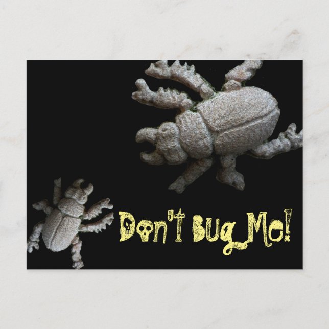 Don't Bug Me! Beetle Bug Postcard (Front)