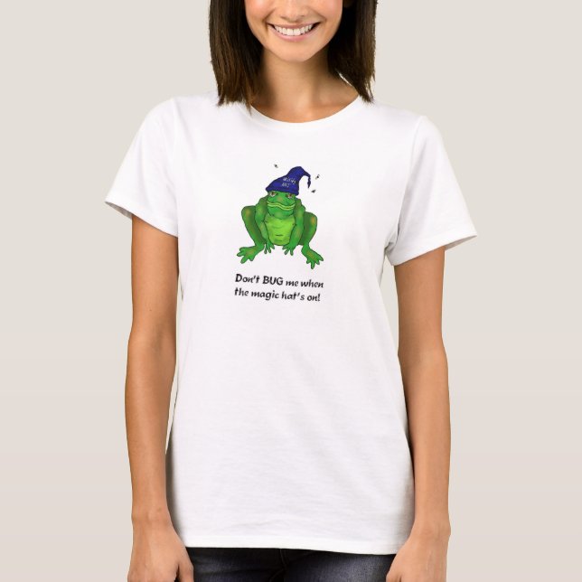 Don't Bug Me Frog T-Shirt (Front)