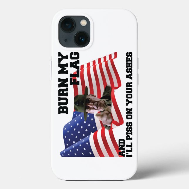 Don't burn my flag  Case-Mate iPhone case (Back)
