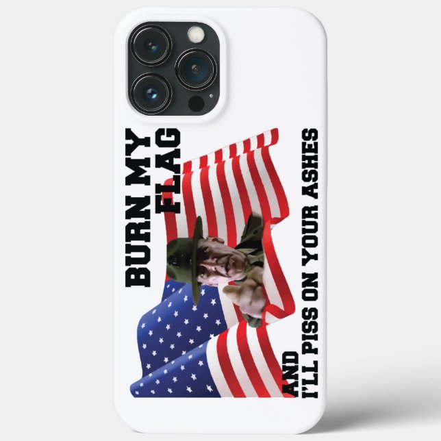 Don't burn my flag Case-Mate iPhone case (Back)