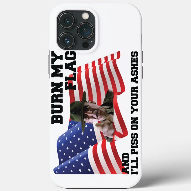 Don't burn my flag Case-Mate iPhone case (Back)