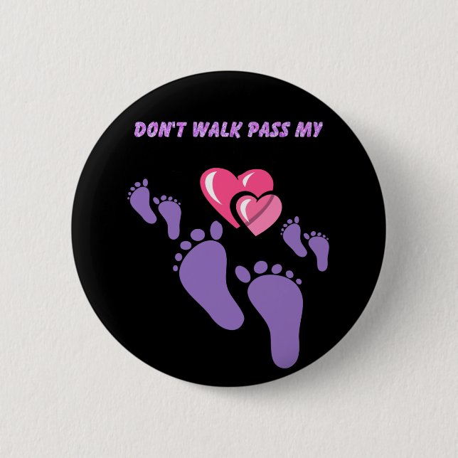 Don't_Button 6 Cm Round Badge (Front)
