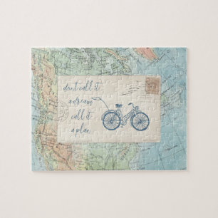 Don't Call It a Dream, Call It a Plan Quote Jigsaw Puzzle