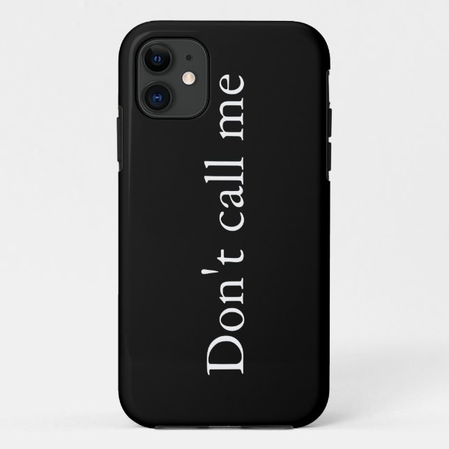 Don't call me - iPhone case (Back)