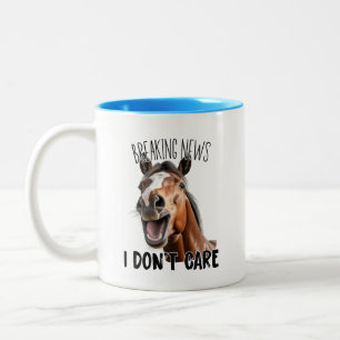 Don't Care Two-Tone Coffee Mug