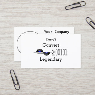 Dont Convert Business Card