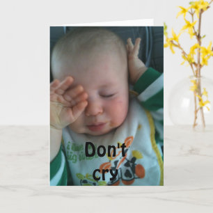 DON'T CRY BROTHER - ***60th BIRTHDAY** Card