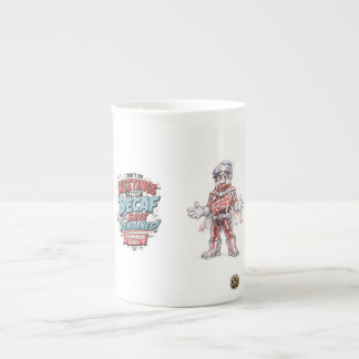 Don't Do Meetings, I Fight Decaf Bone China Mug