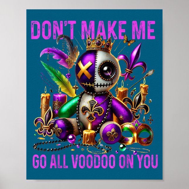 Don't Don' Go All Voodoo Dark Poster (Front)
