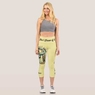 Don't Dream of It – Train It! Fitness Medusa Capri Leggings