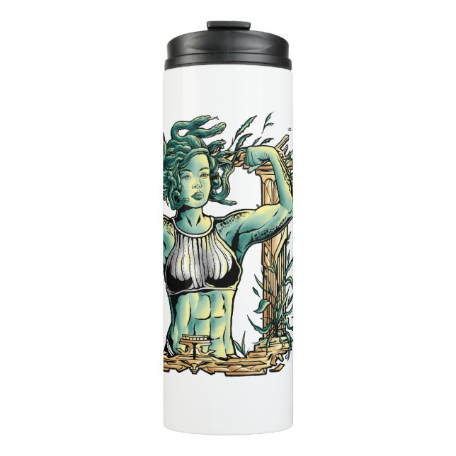 Don't Dream of It – Train It! Fitness Medusa   Thermal Tumbler (Front)