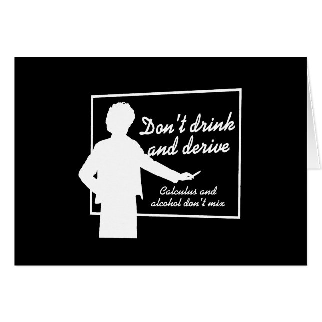 DON'T DRINK AND DERIVE T-shirt (Front Horizontal)