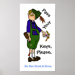 Don't Drink & Drive Oktoberfest Poster - Pass Keys