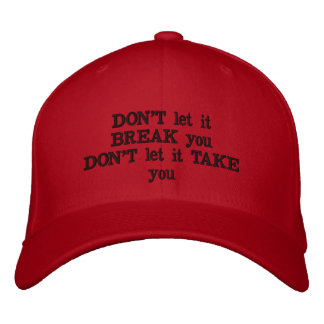 DON'T EMBROIDERED HAT
