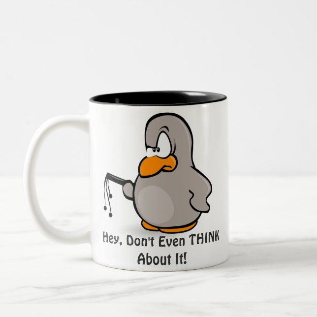 Don't Even THINK About It! Mug (Left)
