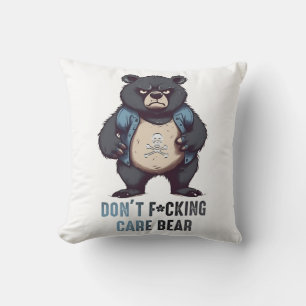 Don't F*cking Care Bear Cushion