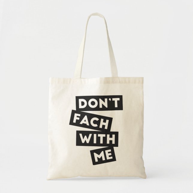 Don't fach with me blocks (light bag version) (Front)
