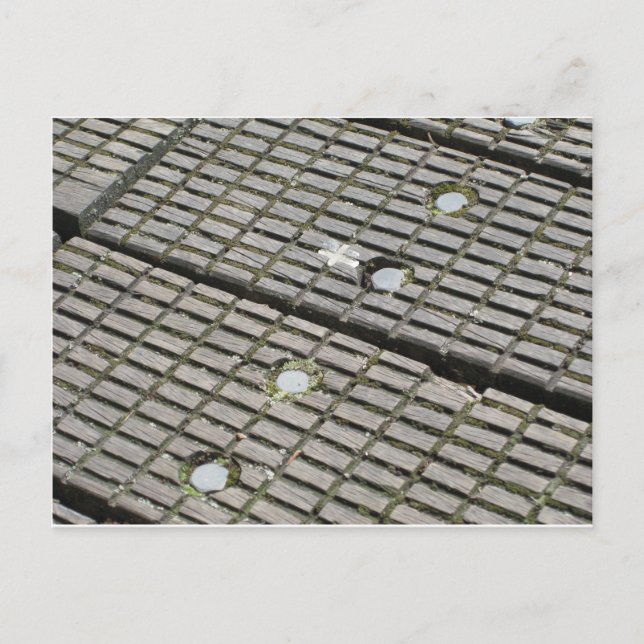 dont fall between the cracks postcard (Front)