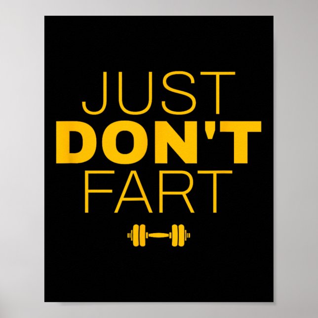 Don't Fart2 Just Don'n Fart  Poster (Front)