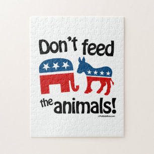 Don't feed the animals jigsaw puzzle