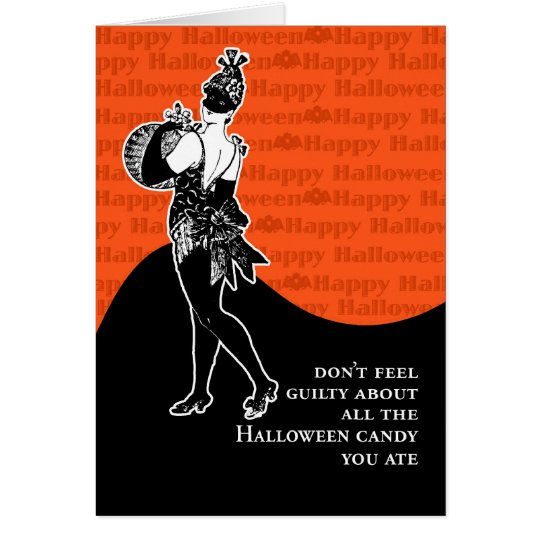 Don't Feel Guilty About Halloween Candy Card
