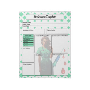 Don't Flatter Yourself _ Medication Template Notepad