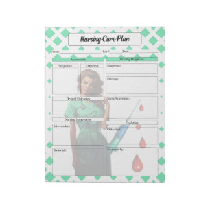 Don't Flatter Yourself _ Nursing Care Plan Notepad