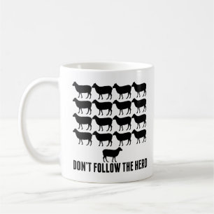 Don't Follow the Herd of Sheep Be Yourself Kids Coffee Mug