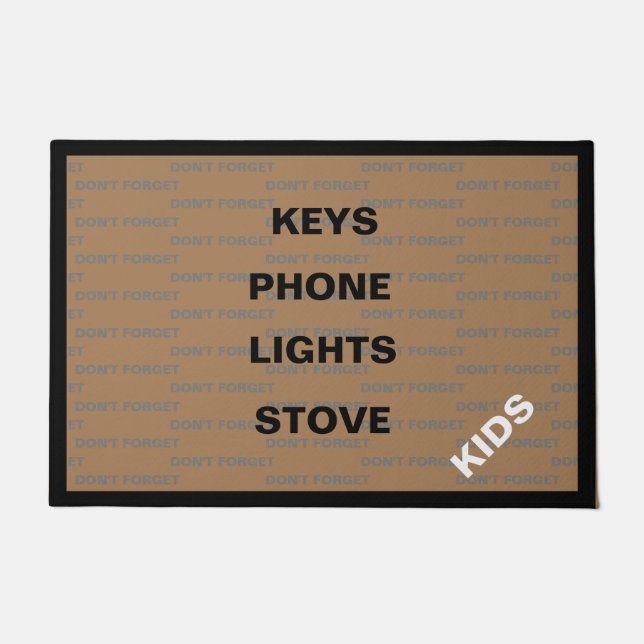 Don't Forget Doormat (Front)
