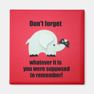 Don't forget... magnet