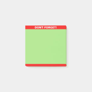Don't Forget Note