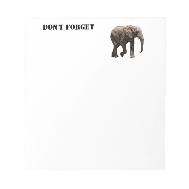 DON'T FORGET NOTEPAD (Front)