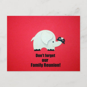 Don't forget our Family Reunion! Postcard