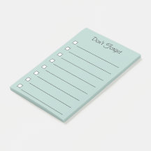 Don't Forget Post It Notes
