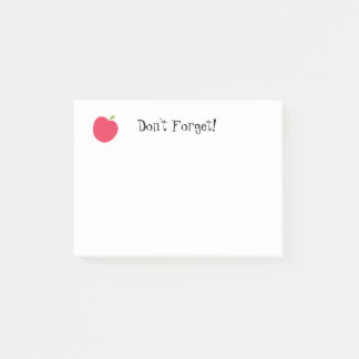Don't Forget Post-it Notes
