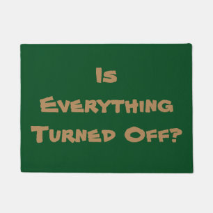 don't forget reminder fun slogan doormat