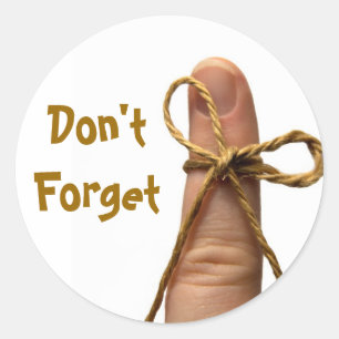 Don't forget stickers