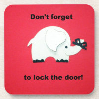 Don't forget to lock the door.