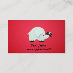 Don't forget your appointment! appointment card
