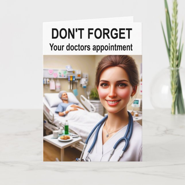 Don't forget your doctors appointment. card (Front)