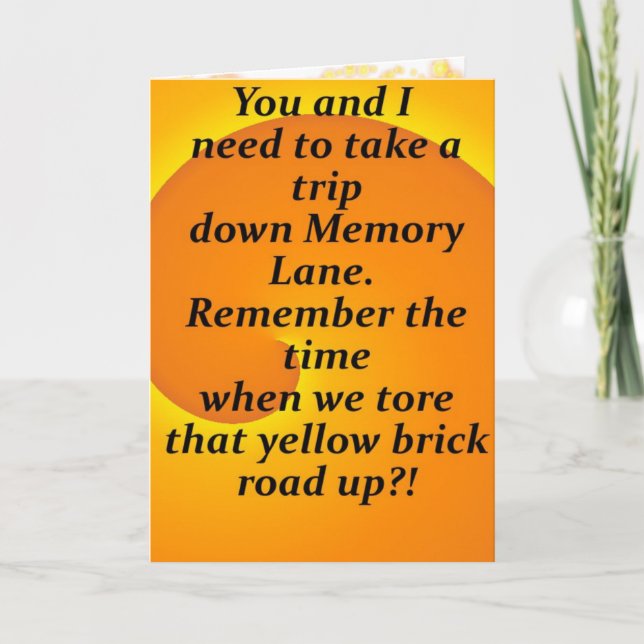 Don't forget your friends card (Front)