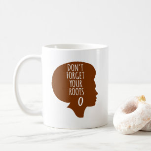 Don't Forget Your Roots-African American Coffee Mug