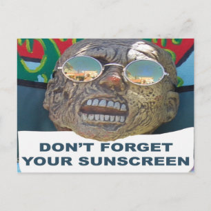 Don't Forget Your Sunscreen Postcard