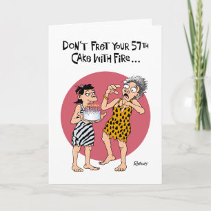Don't Fret 57th Birthday Card