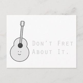 Don't Fret About It Postcard