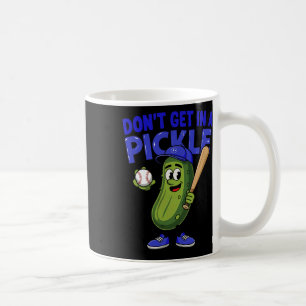 Don't Get In A Pickle Funny Sell Retro Humour Sell Coffee Mug
